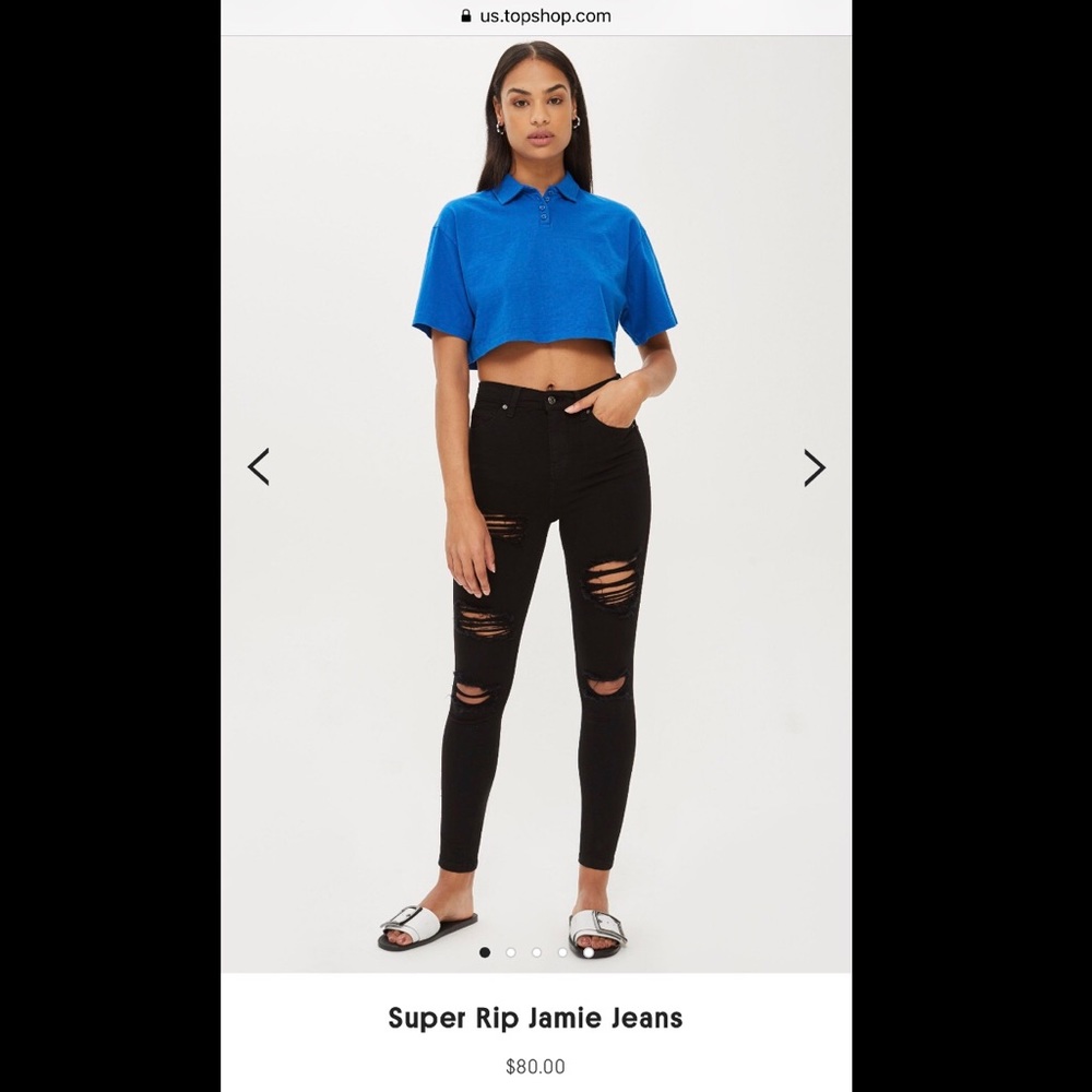 Topshop Jamie Moto Jean